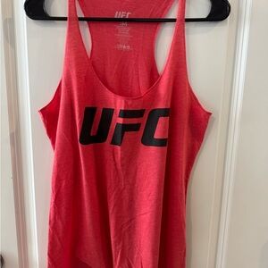 UFC Women's Vibrant Red Tank Top